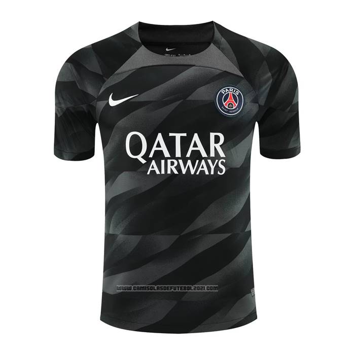 Camisola Paris Saint-Germain Goleiro 2023-2024 Preto